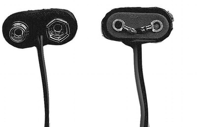 Battery Connector 9V Economy with Leads
