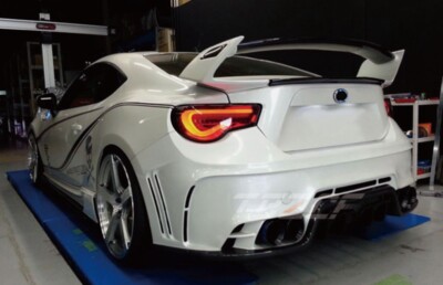 Car For Toyota GT86 Subaru BRZ Carbon Fiber+FRP Rear Spoiler Trunk Lip Boot Wing