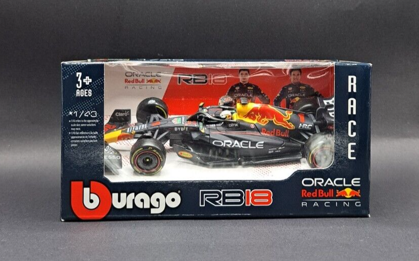 New Burago Oracle Red Bull Racing RB18 Formula 1 F1 2022 1