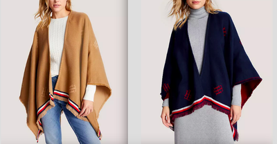 Tommy hilfiger jacket womens poncho top