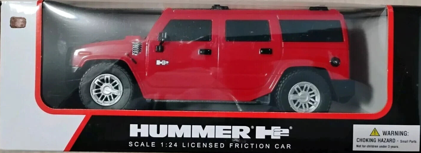 HUMMER H2 1/24スケールフルメッキ Just Trucks 2003 Hummer H2 1:24 Scale Die-Cast Metal Vehicle