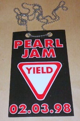 PEARL JAM "YIELD" LAMINATE-PROMO FOR IN STORE ADVERTISING: 2-SIDED