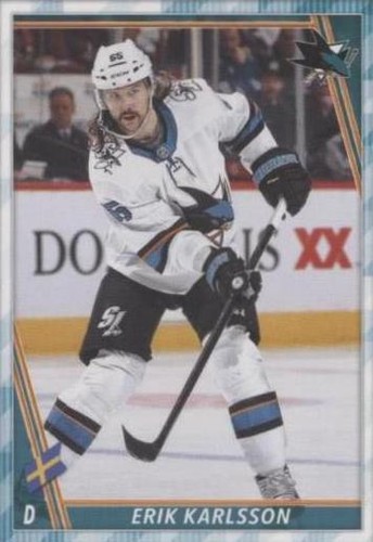 2020-21 Topps NHL Stickers - Erik Karlsson #398