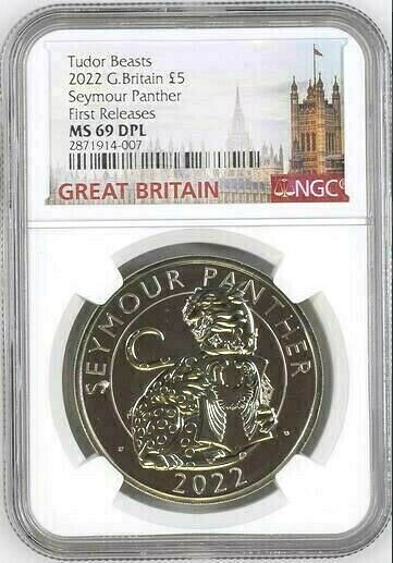 The Seymour Panther 2022 UK Five-Ounce Silver Proof Coin