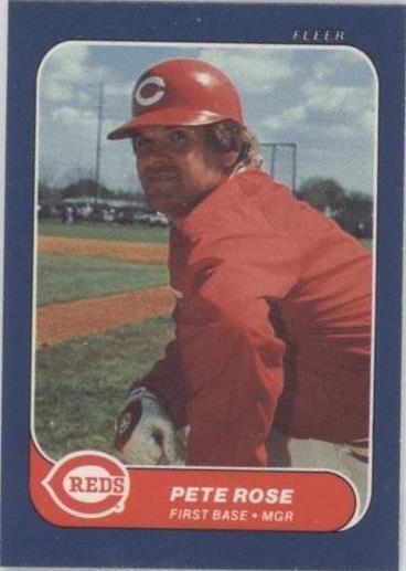 Fleer Classic Miniatures 1986 - Pete Rose #40