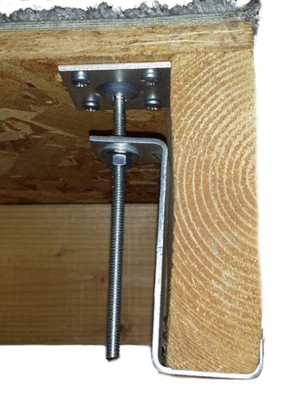 Squeak Ender 2084 Hardwood Floor Subfloor Squeak Eliminator Bracket - Pack of 4