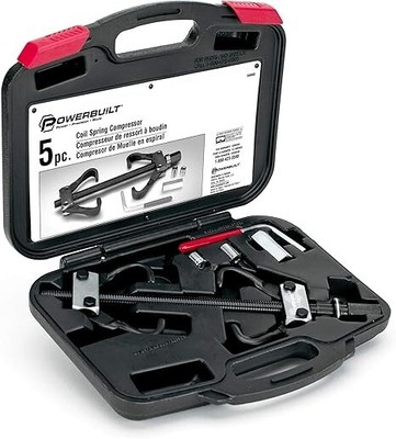Powerbuilt 648603 Coil Spring Compressor Kit 5-Piece