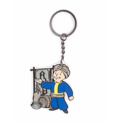 FALLOUT 4 VAULT BOY Merchant Skill Keychain Official Vault