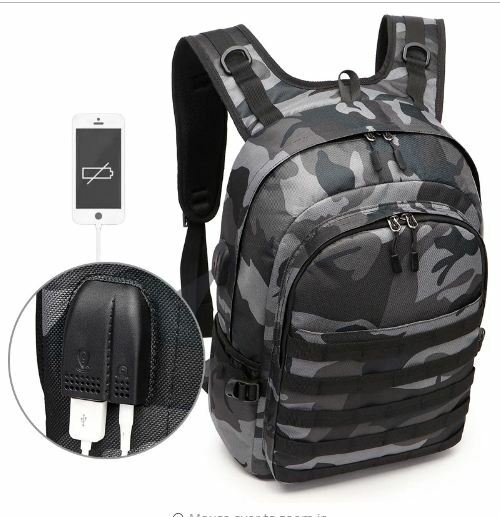 Game PUBG Cosplay Level 3 Instructor Backpack Military Ring K Pendant Camouflage