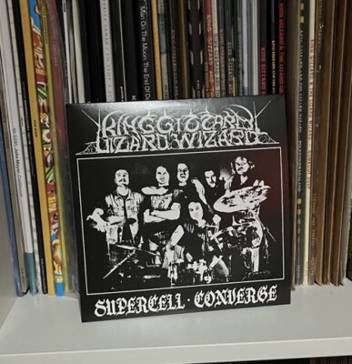 King Gizzard And The Lizard Wizard - Supercell / Converge 7'' Vinyl LP Record NEW