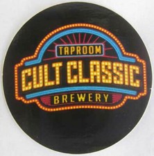 CULT CLASSIC BREWERY & TAPROOM 2 inch Beer STICKER Label, Stevensville