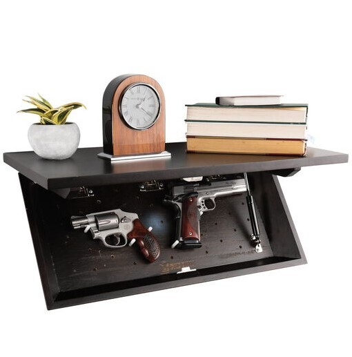 Hidden Safe Covert Storage Shelf Hidden Box Jewelry Money Gun Lock Magnetic Home