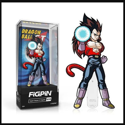 Dragon Ball GT Super Saiyan 4 Vegeta Figpin #659 Classic Enamel Pin IN HAND