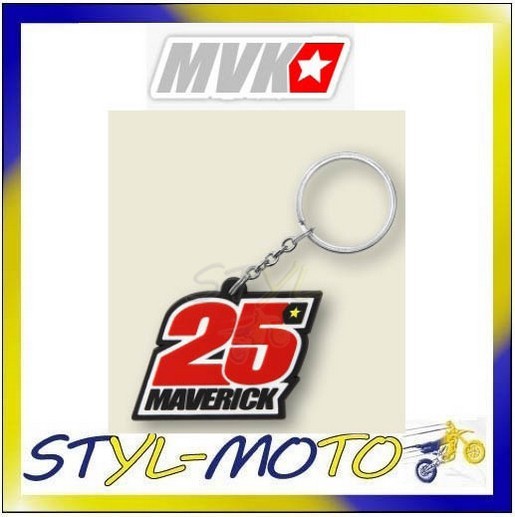 Porte-ClÃ© Caoutchouc Officiel 2017 Maverick Vinales Mvk25 Moto Gp