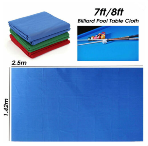 UK Felt Snooker Pool Table Cloth Table Accessories for 7ft 8ft Billiard Table