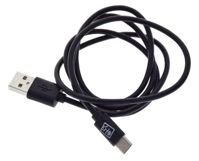 Cable de carga/datos 2Go USB-C 3.1 negro