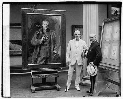 Photo:Harding, Philip A. de Laszlo & Pershing portrait, 7/13/21