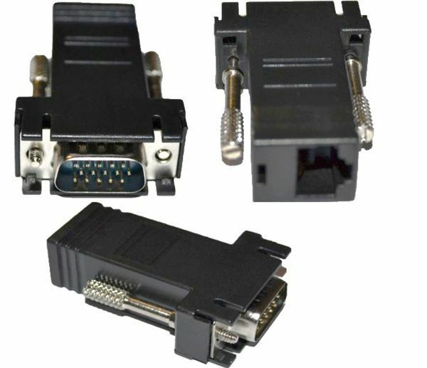 Adattatore Da Vga Maschio a Rj45 Lan Linq Vga-lan