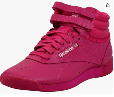 Reebok Women's F/S Freestyle Hi GY4816 Pink Purple Lifestyle Sneakers ALL SIZES