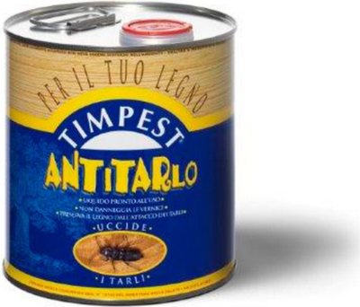 ANTITARLO LEGNO TRATTAMENTO TARLO LIQUIDO LITRI 2.5 TIMPEST TARME