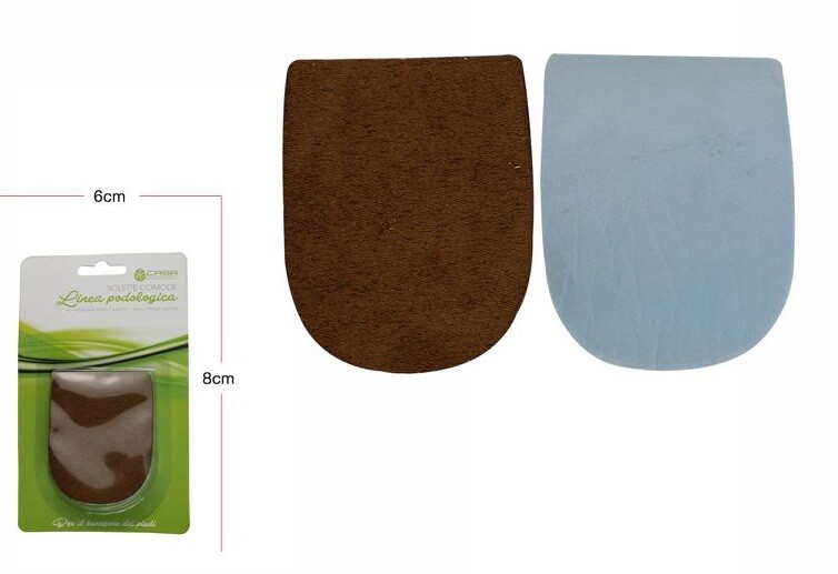 Coppia Solette 2 Comode Tacco Cura Protezione Sottopiede Piedi 65165 dfh