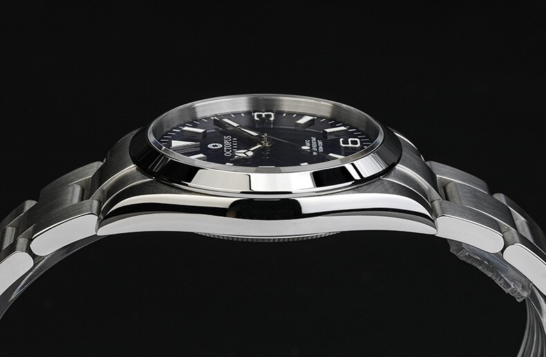Pre-owned Octopus Men Automatic Watch 36mm 10atm Mechanical Wristwatch Luminous Pt5000