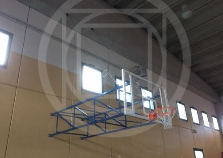 Canestro Da Basket Da Muro Φ45cm - Anello In Acciaio Da 18mm Con Rete Nylon E Molle Antivibrazione - Foto 8