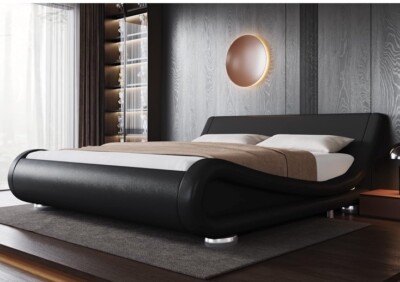MUST GO! Allewie Queen Size Bed frame With Mattress And Adjustable Headboard