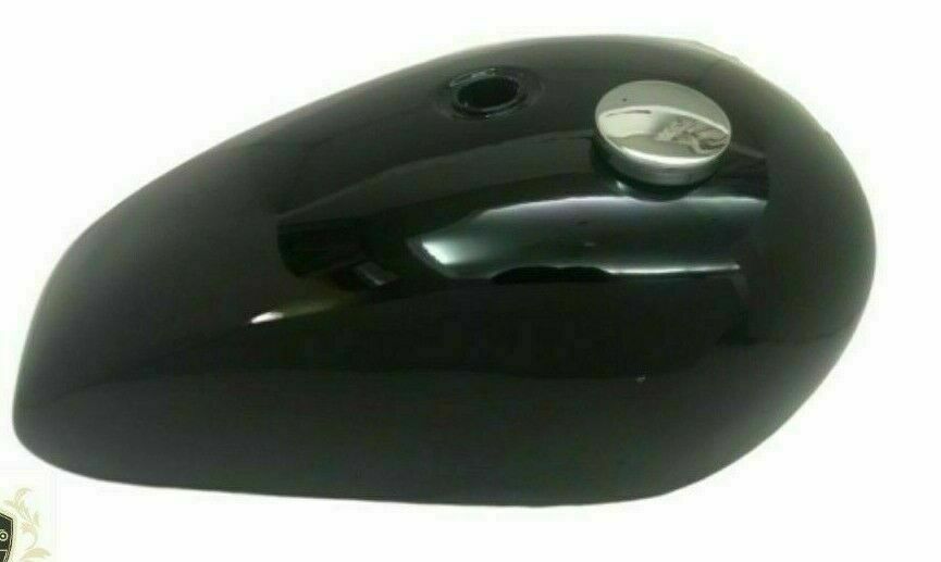 Fits for Triumph Bonneville T140 Black Painted Steel Gas Petrol Fuel Tank 