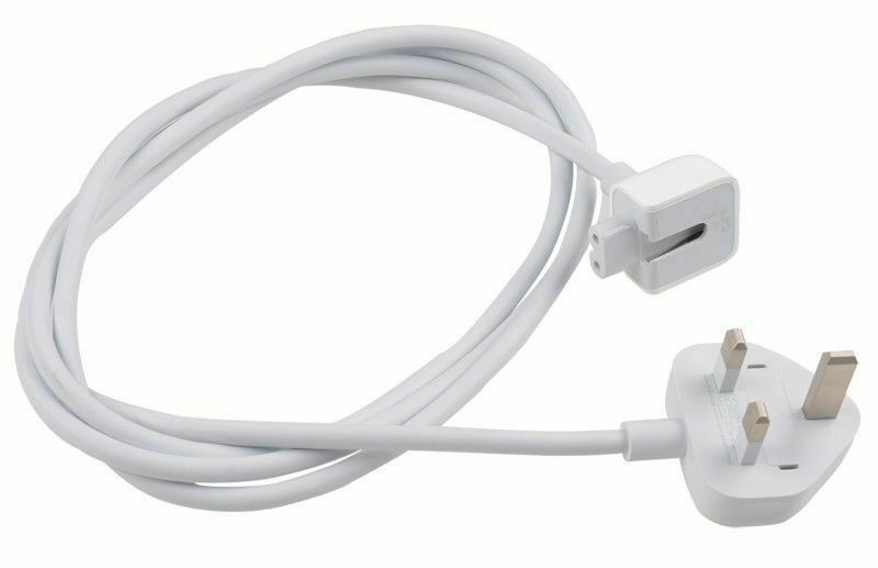3Pin UK Power Adapter Extension cable lead For Apple MacBook Air mac
