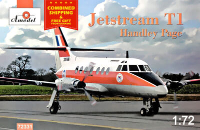 Jetstream T1 ''Handley Page''  Scale 1/72 - Plastic model kit AMODEL 72331 