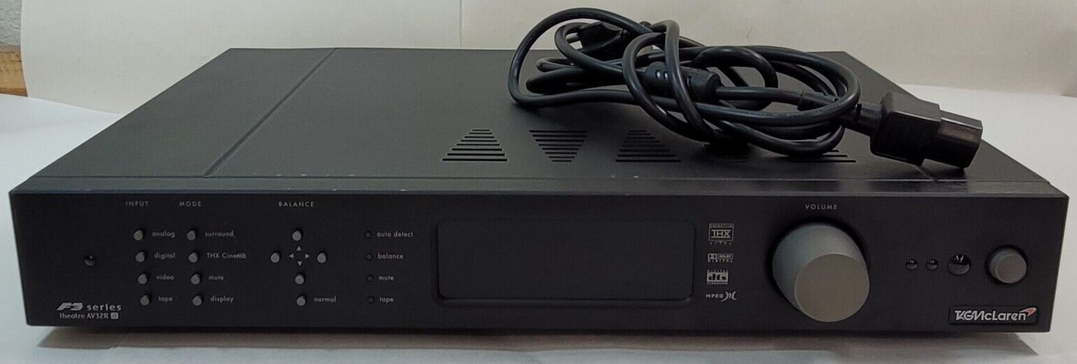 TAG McLaren AV32R Surround Processor MadeUK ~ ships Free