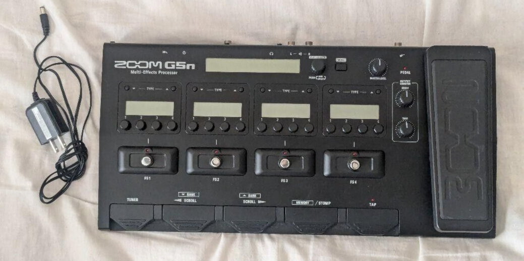 Zoom G5N Multi Effects Processor Effect Pedal For Electric