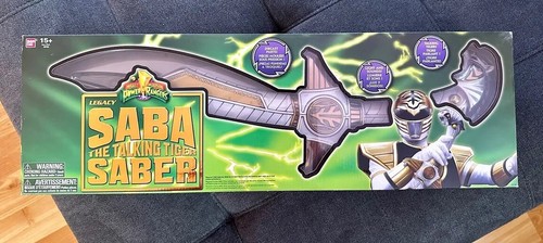 Power Rangers【中古・SFC欧州版】 Bandai Power Rangers Legacy White Ranger Saba Sword FACTORY