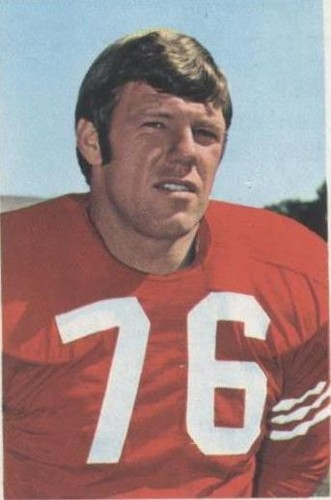 1972 The Wonderful World of Pro Football USA Player Stamps Len Rohde #369