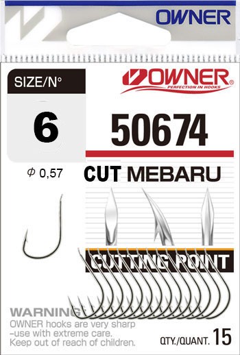 AMI OWNER SERIE 50674 CUT MEBARU SIZE 6  SPECIALE TROTA  15 PZ JAPAN