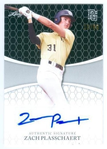 2022 Leaf Perfect Game National Showcase - Zach Plasschaert #BA-ZP1
