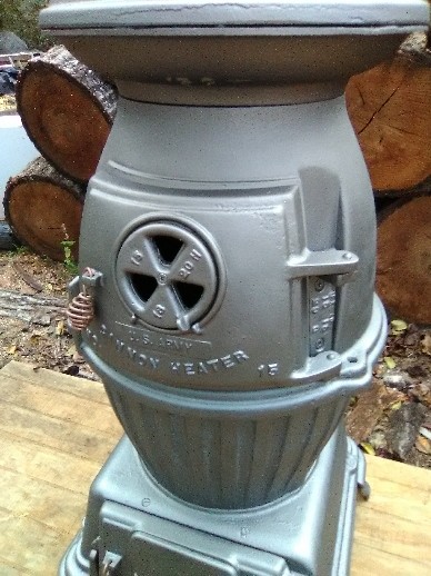 U. S. Army Cannon heater  wood  stove