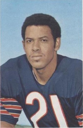 1972 The Wonderful World of Pro Football USA Player Stamps Cecil Turner #60