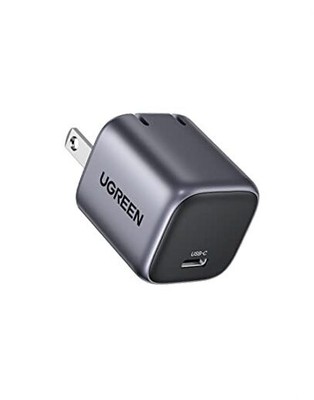  30W USB C Charger, Nexode Foldable GaN PPS Compact Fast Wall Charger Black