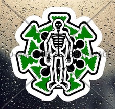  Atomic  Skeleton Tribal  Futurism Original Graphic Design  