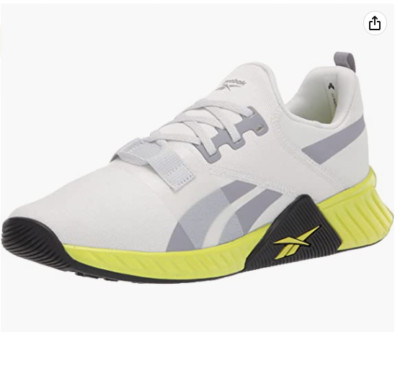 Reebok Men's Flashfilm Train 2.0 Cross Trainer - Cold Gray/Acid Yellow Size:5