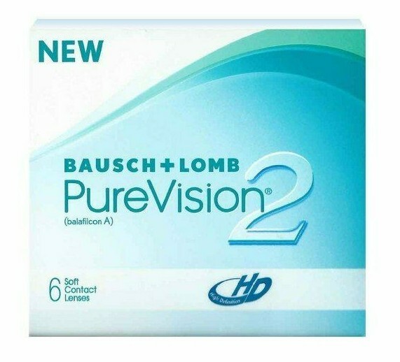 Pure Vision 2 HD 6er Box  Bausch+Lomb PureVison Neu