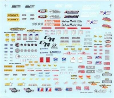 Slixx 7161 Drag Racing Goodies 1/16 Drag decal