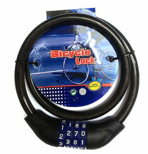 Catena Chiave Combinazione Antifurto Lucchetto Moto Bici Antitaglio 70cm hsb