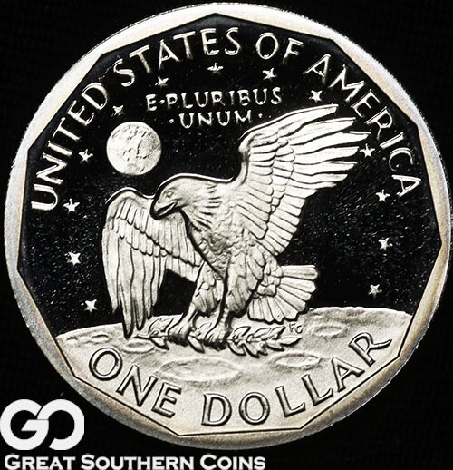 1981-S Susan B. Anthony Dollar, Superb Deep Cameo Proof, Type 2