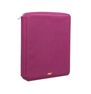 Elevation by Tina Wells Vegan Saffiano Leather Portfolio with Zipper Closure