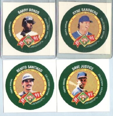 1 SQUARE ONLY - BENITO SANTIAGO - 1991 KING B SQUARE #20 - PADRES