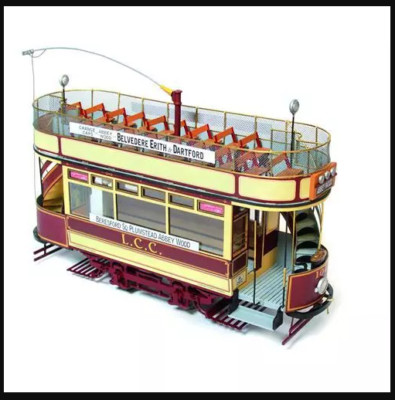Occre London LCC106 Double Decker Tram G-Scale Model Kit 53008 New (NISB)