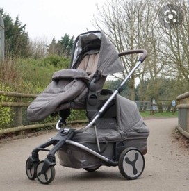 Baby Stroller Babystyle Hybrid Tandem Hybrid Double Pram